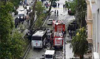 18 جريحا بتفجير سيارة مفخخة بإسطنبول
