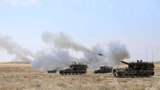 إصابة 25 هدفا إرهابيا في جرابلس بنيران المدفعية التركية