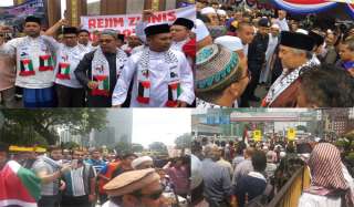 بالصور : مظاهرات تعم ماليزيا غضبا لما يتعرض له الأقصى من النتهاكات
