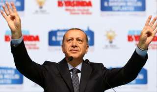 أردوغان يتهم دولا غربية بدعم ”الإرهاب” لتقسيم المنطقة