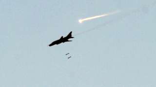 سوريا | مجزرة جديدة للطيران الروسي على احد المعابر بين القوريه والطيانه.واكثر من 30 شهيد حتى الآن