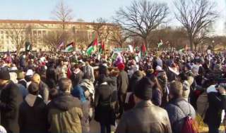مظاهرة في واشنطن ضد قرار ترمب بشأن القدس