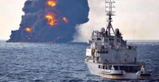 غرق ناقلة النفط الإيرانية ”سانشي” بعد أيام من اصطدامها بسفينة شحن صينية