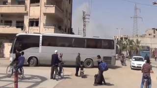 سوريا | حافلات التهجير السورية تخلي جنوب دمشق من المعارضة