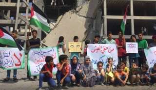 فلسطين | أطفال غزة يطالبون بـ ”حماية” دولية ومحاكمة قادة الاحتلال