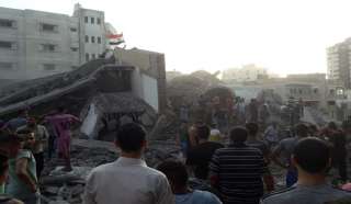 فلسطين | إصابة 18 فلسطينيا في غارة إسرائيلية على مركز ثقافي غربي غزة