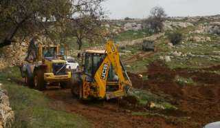 فلسطين ... الاحتلال يهدم ممتلكات فلسطينية غرب بيت لحم