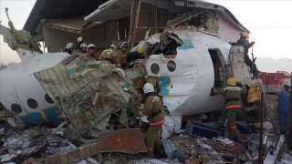 كازاخستان ... مقتل 15 شخصا وجرح 66 بحادث تحطم طائرة