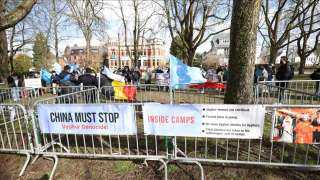 بروكسل.. وقفة احتجاجية للتنديد بانتهاكات الصين بحق الأويغور