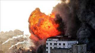 فلسطين ... الاحتلال يشن 500 غارة على قطاع غزة والمقاومة ترد بمئات الصواريخ