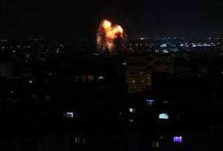 فلسطين ... طائرات الاحتلال تشن سلسلة غارات على قطاع غزة