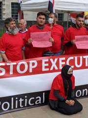 لليوم الـ 17.. نشطاء مصريون يواصلون اعتصامهم أمام الأمم المتحدة لوقف الإعدامات