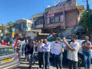 احتجاج في القدس ضد استيلاء مستوطنين على بيوت فلسطينية في حي الشيخ جراح